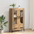 vidaXL Highboard Dąb rzemieślniczy 69,5 x 31 x 115 cm