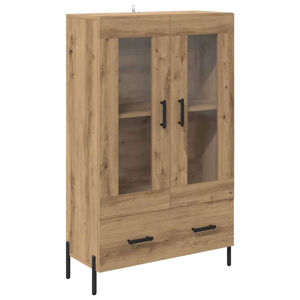 vidaXL Highboard Corona Dąb rzemieślniczy 69,5 x 31 x 115 cm