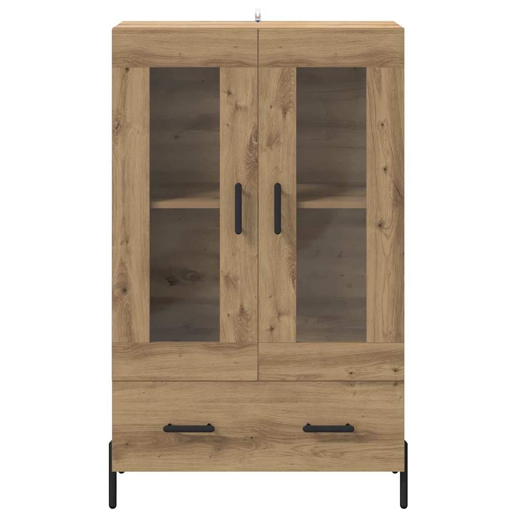 vidaXL Highboard Corona Dąb rzemieślniczy 69,5 x 31 x 115 cm
