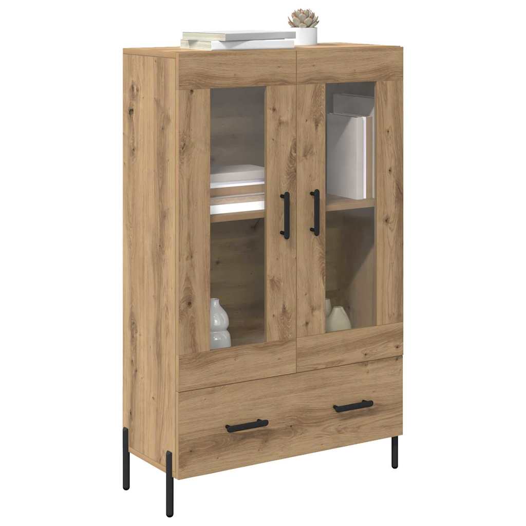 vidaXL Highboard Corona Dąb rzemieślniczy 69,5 x 31 x 115 cm