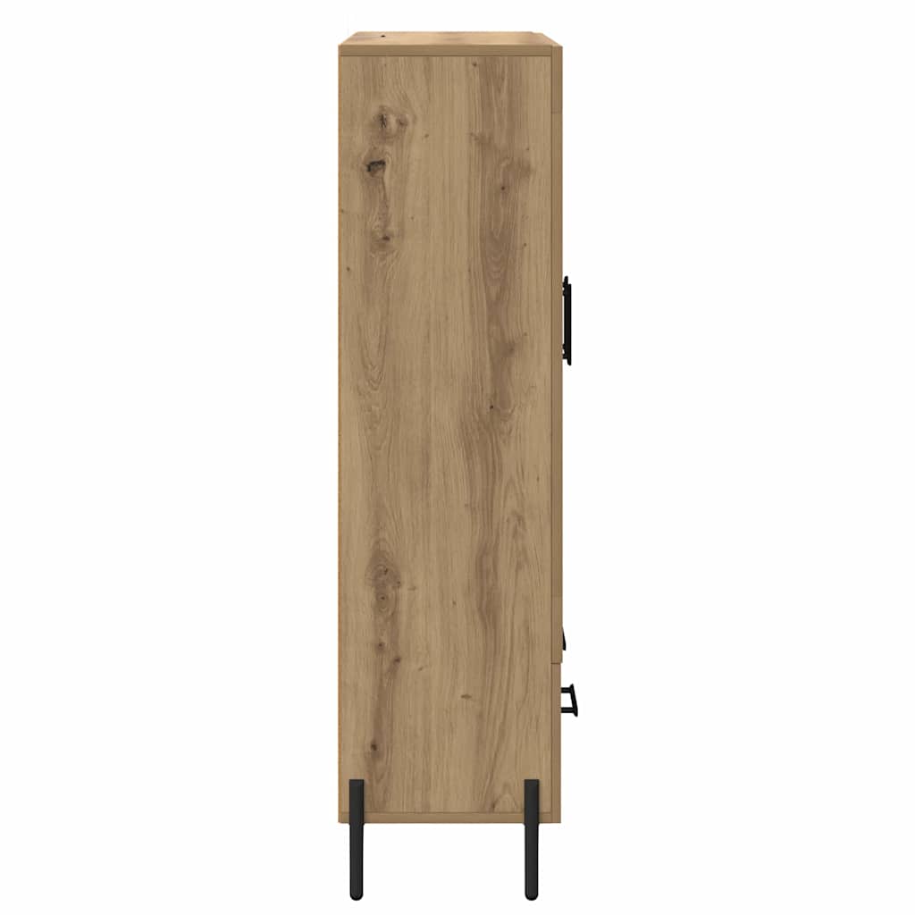 vidaXL Highboard Corona Dąb rzemieślniczy 69,5 x 31 x 115 cm