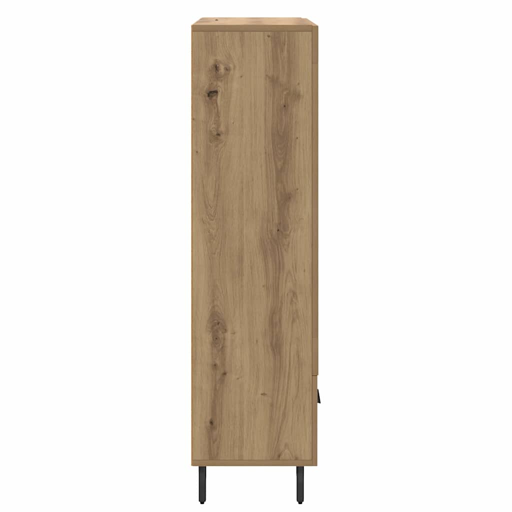 vidaXL Highboard z szufladą Dąb rzemieślniczy 69,5 x 31 x 115 cm