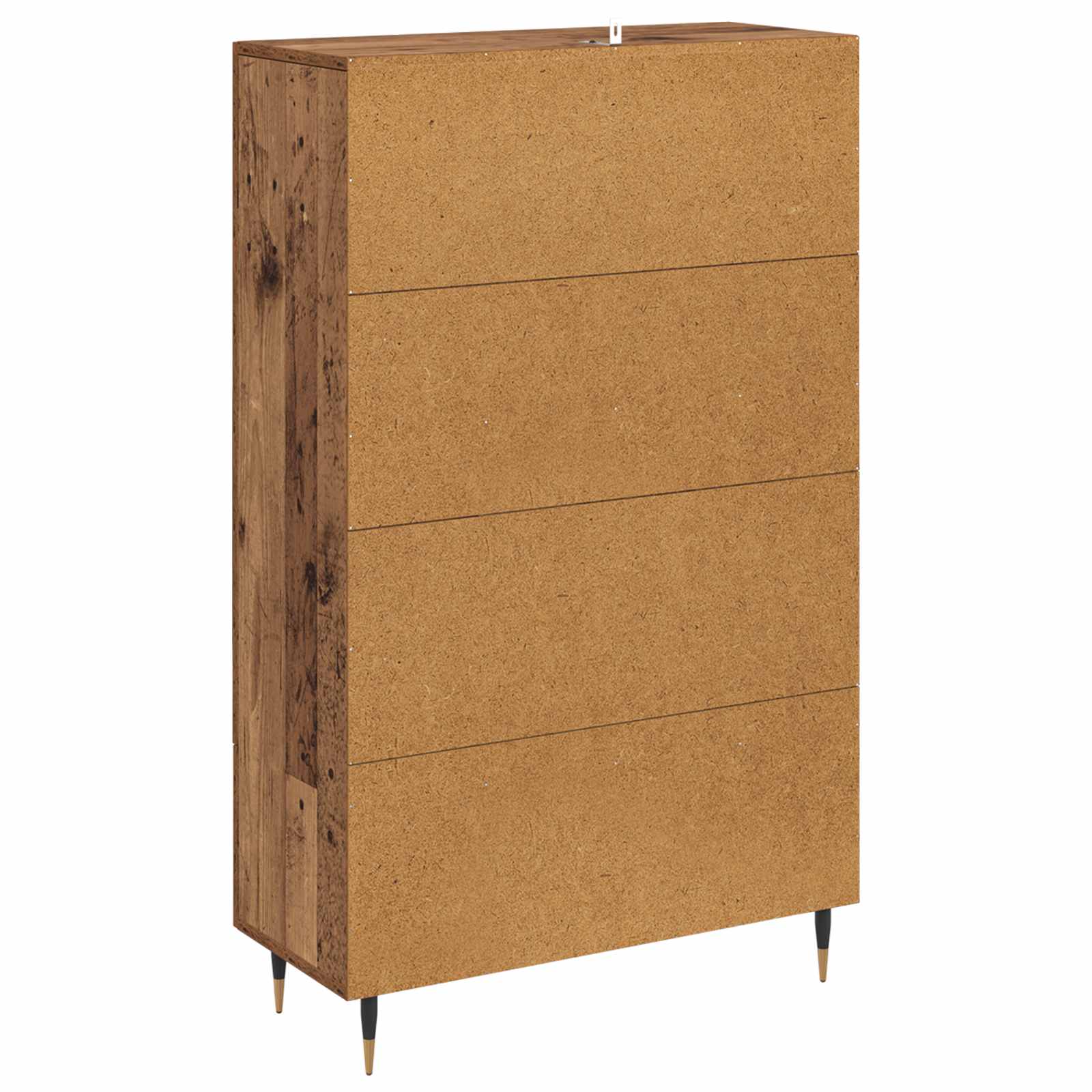vidaXL Highboard z szufladą Stare drewno 69,5 x 31 x 115 cm