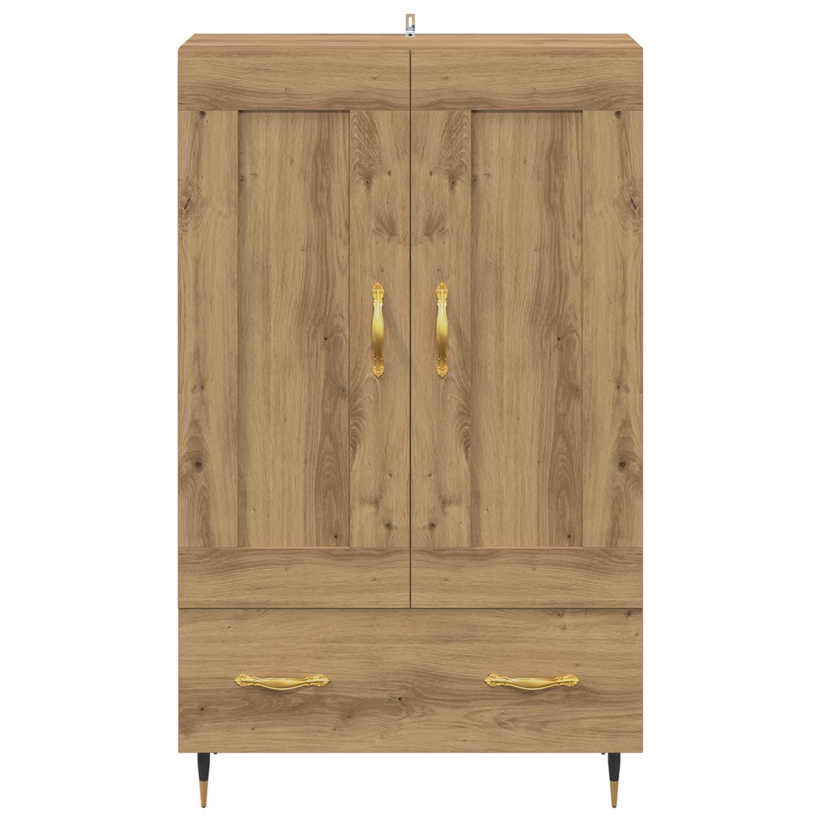 vidaXL Highboard z szufladą Dąb rzemieślniczy 69,5 x 31 x 115 cm