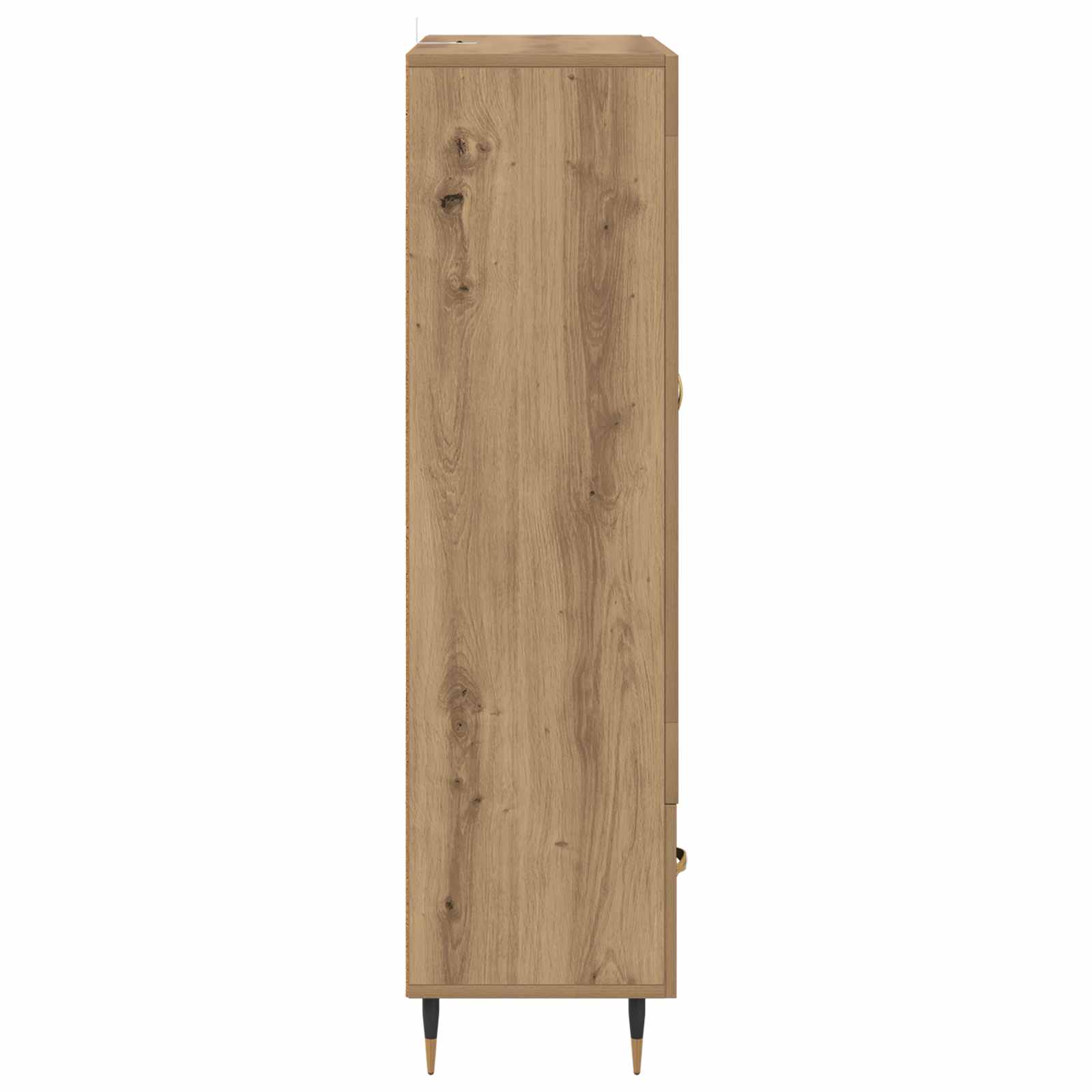 vidaXL Highboard z szufladą Dąb rzemieślniczy 69,5 x 31 x 115 cm