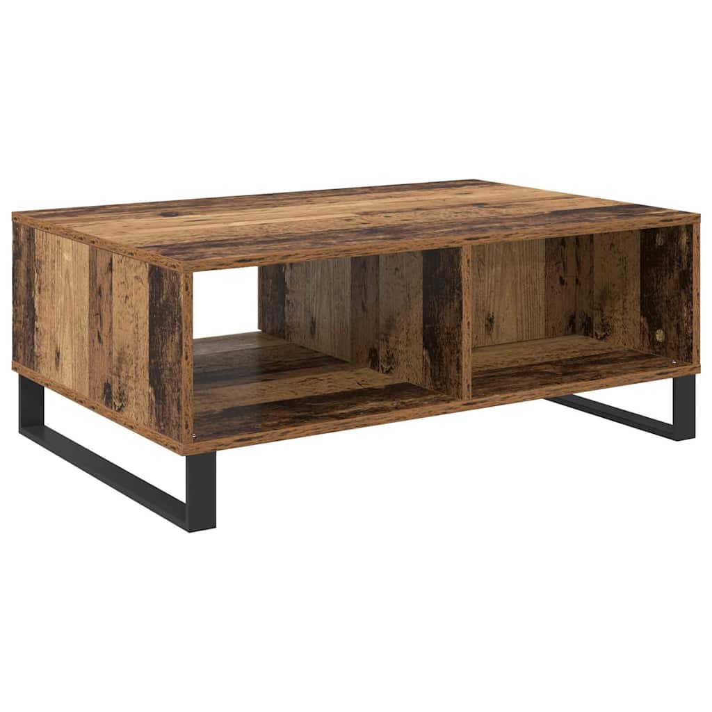 vidaXL Stolik kawowy Stare drewno 90 x 60 x 35 cm