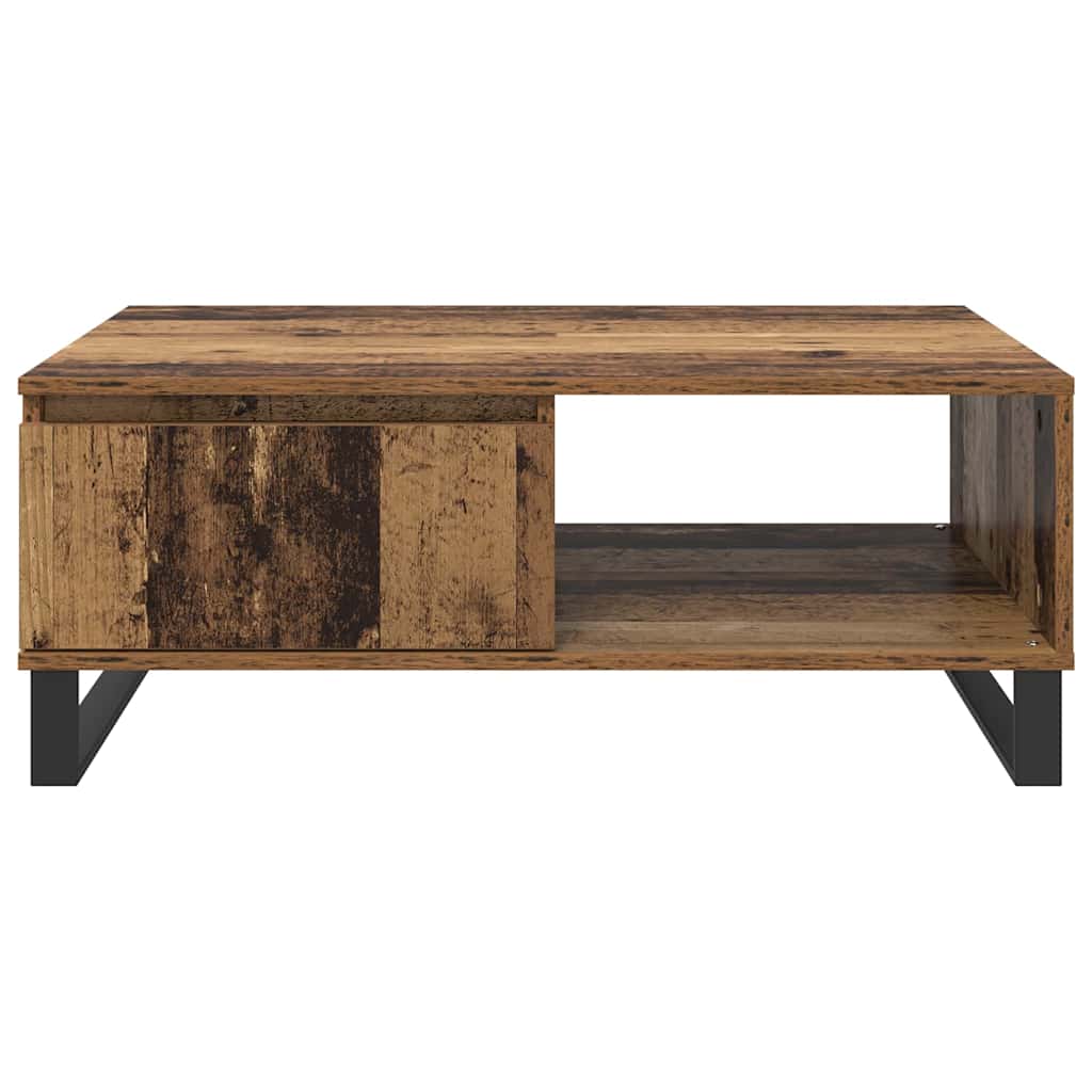 vidaXL Stolik kawowy Stare drewno 90 x 60 x 35 cm
