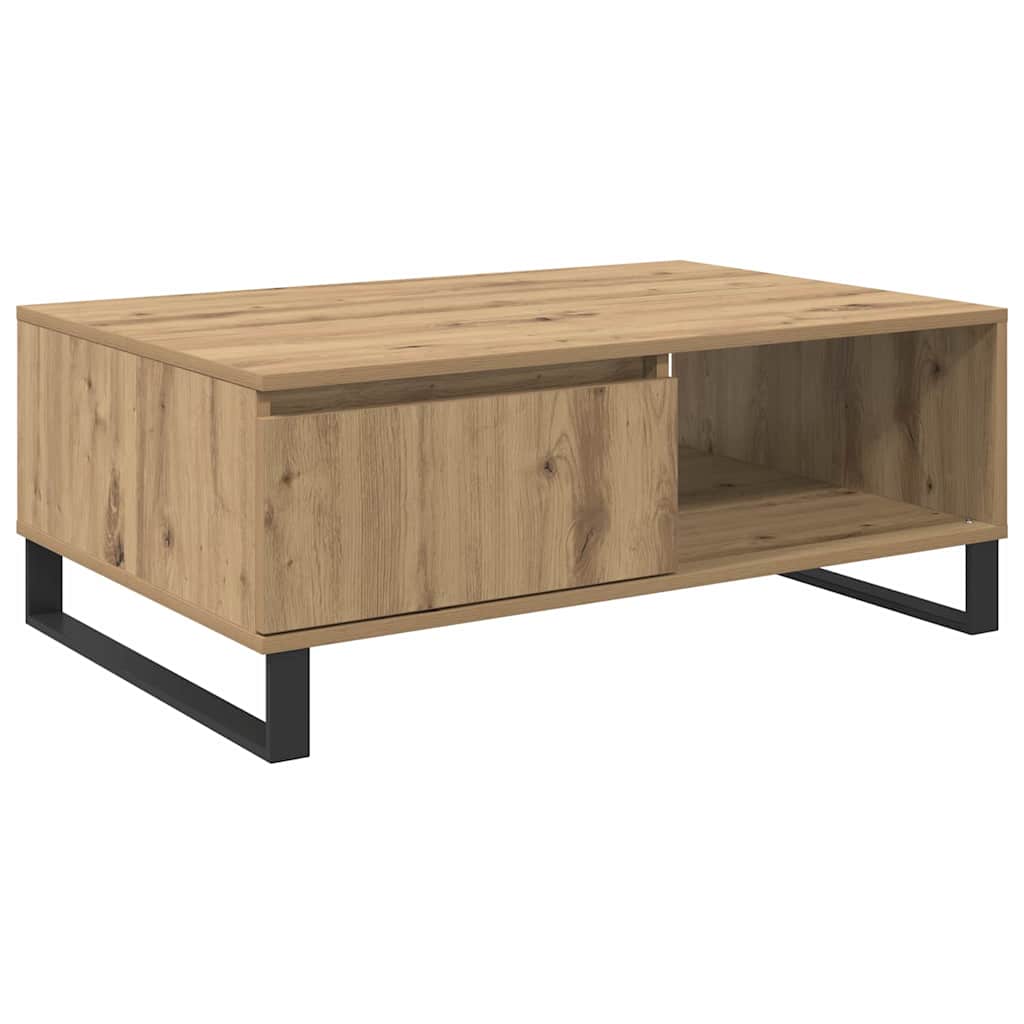 vidaXL Stolik kawowy Dąb rzemieślniczy 90 x 60 x 35 cm