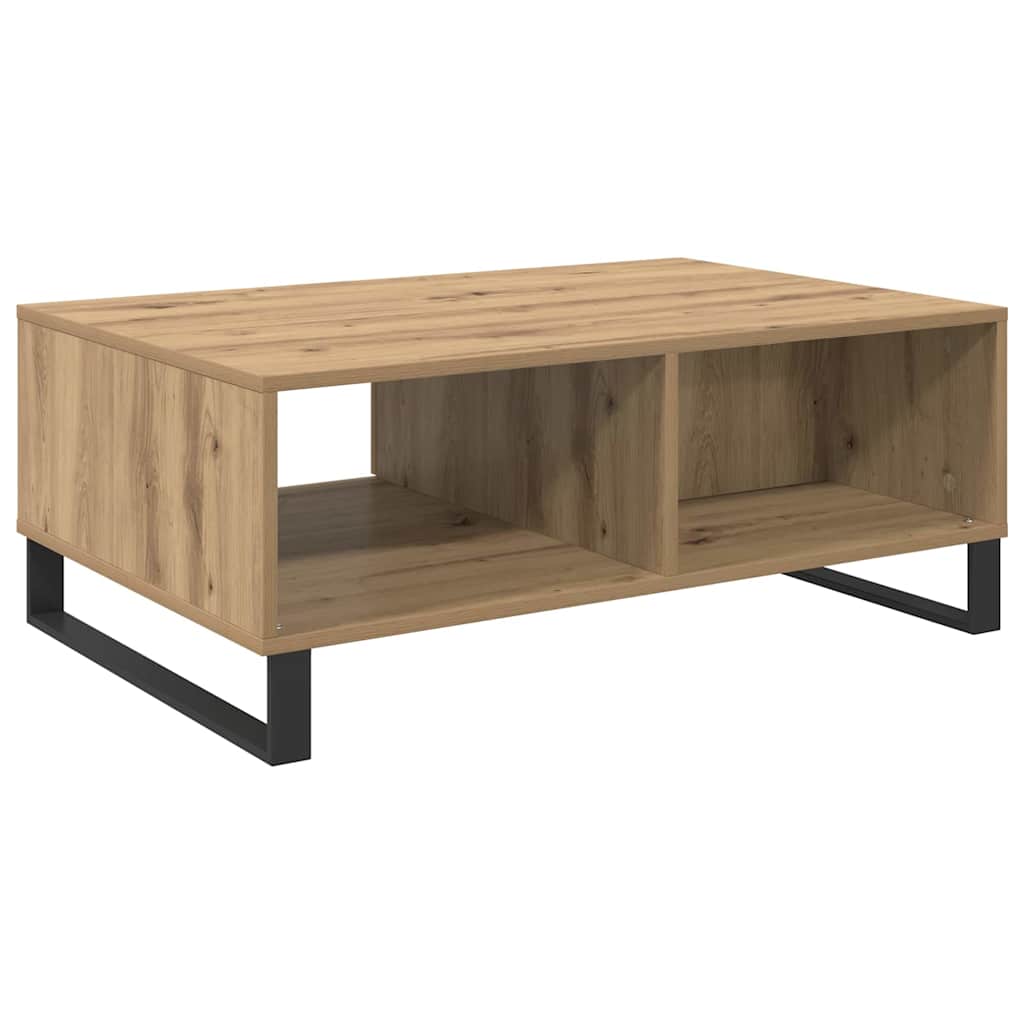 vidaXL Stolik kawowy Dąb rzemieślniczy 90 x 60 x 35 cm