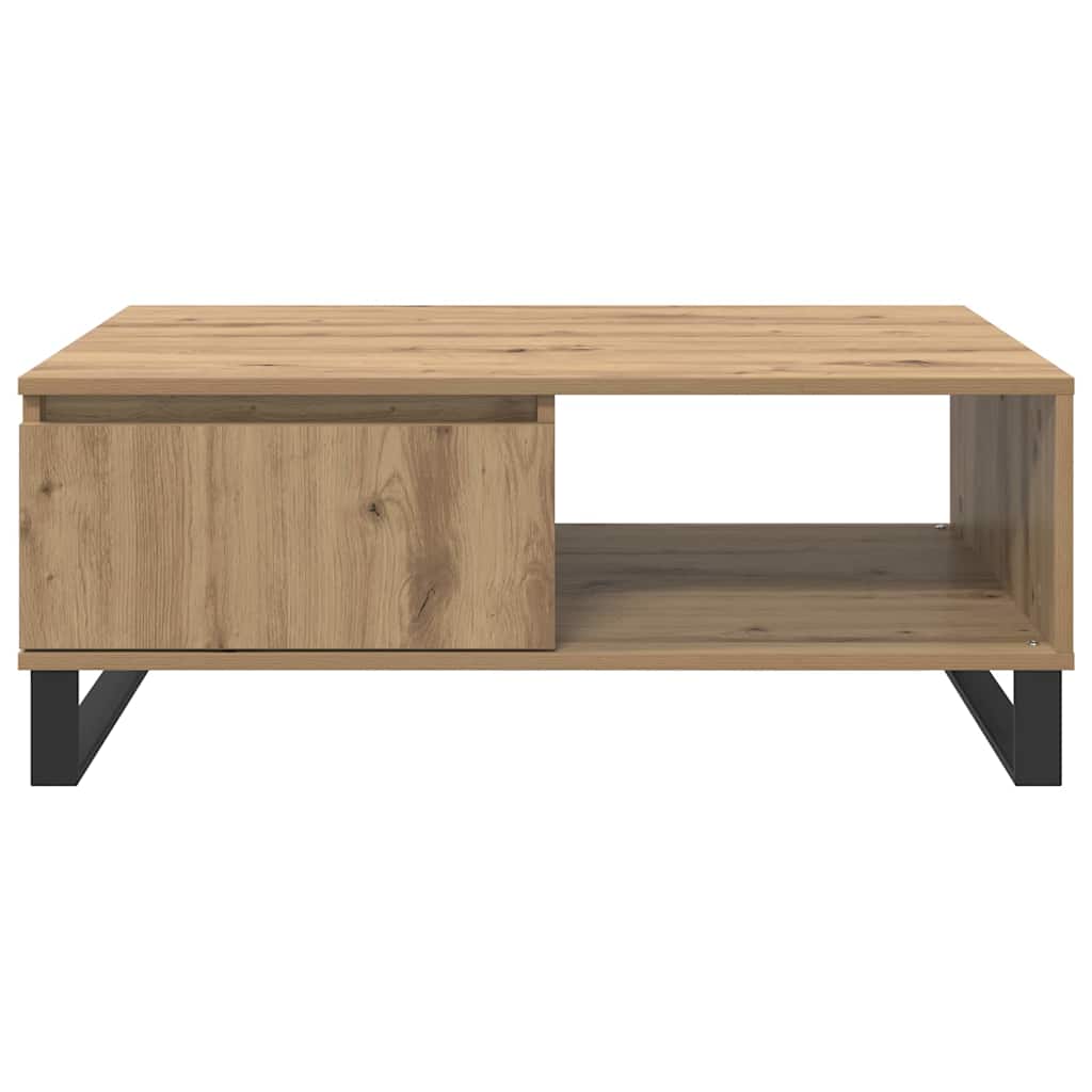 vidaXL Stolik kawowy Dąb rzemieślniczy 90 x 60 x 35 cm