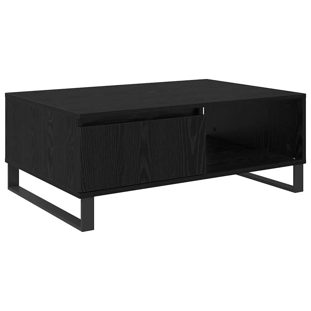 vidaXL Stolik kawowy Czarny Dąb 90 x 60 x 35 cm