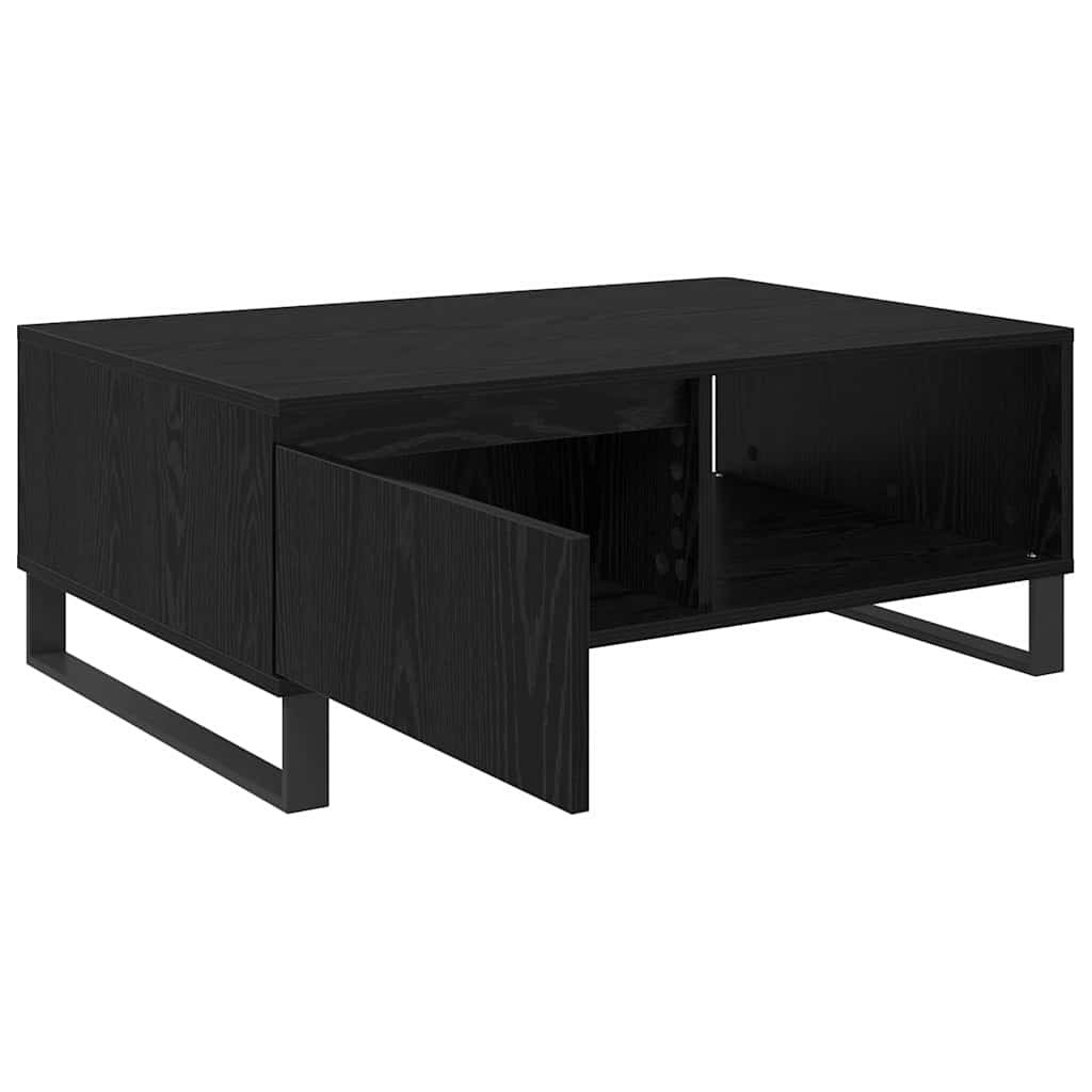 vidaXL Stolik kawowy Czarny Dąb 90 x 60 x 35 cm