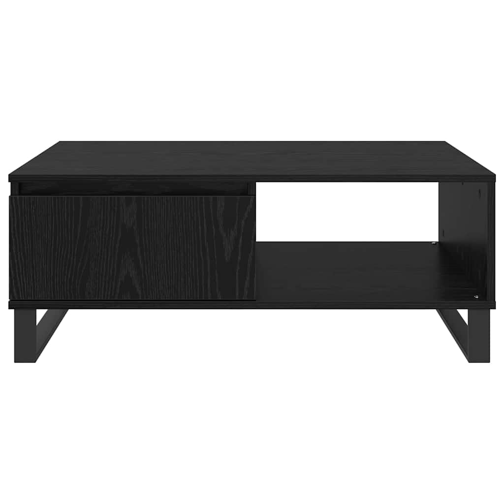 vidaXL Stolik kawowy Czarny Dąb 90 x 60 x 35 cm