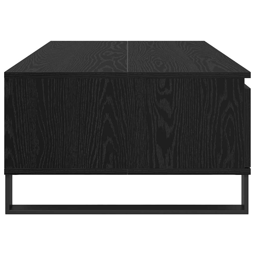 vidaXL Stolik kawowy Czarny Dąb 90 x 60 x 35 cm