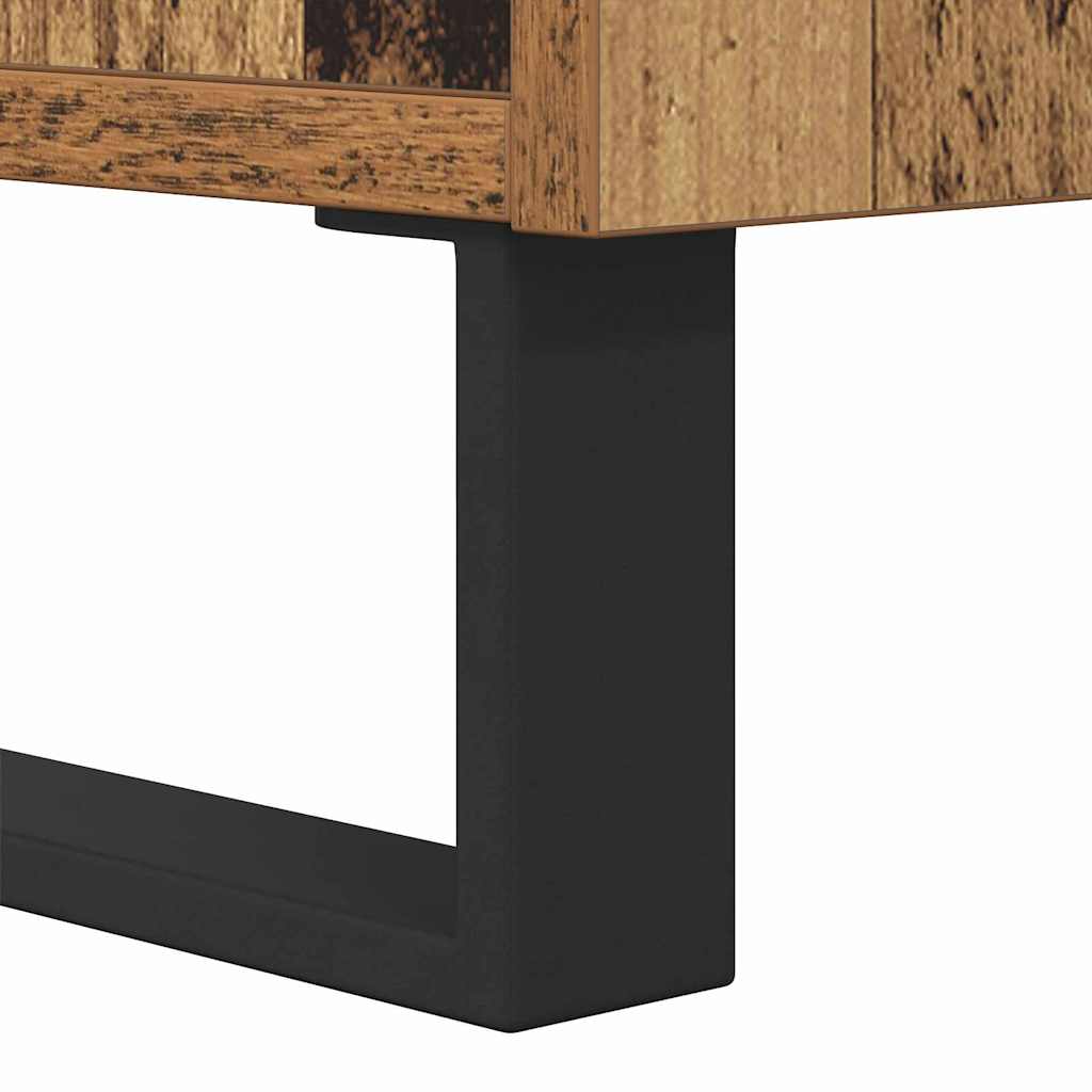 vidaXL Stolik kawowy Stare drewno 104 x 60 x 35 cm