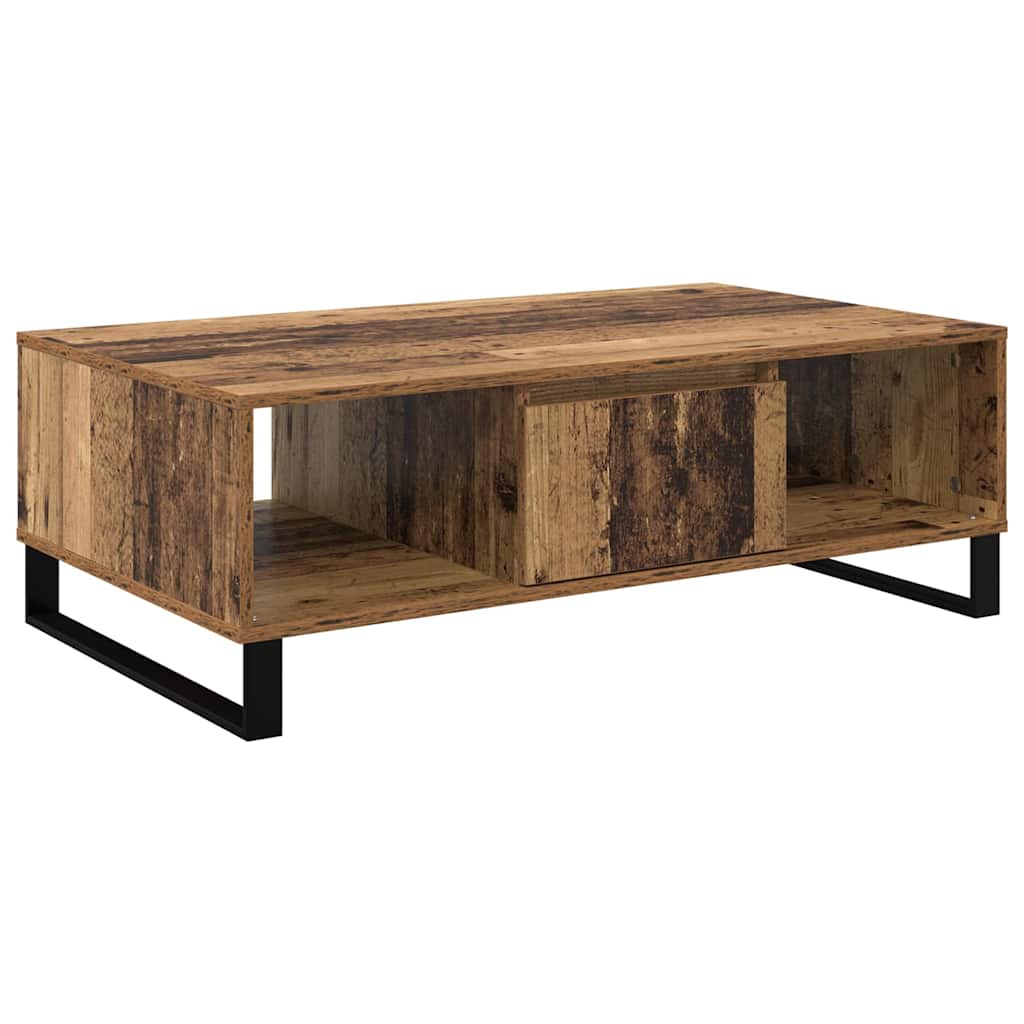 vidaXL Stolik kawowy Stare drewno 104 x 60 x 35 cm
