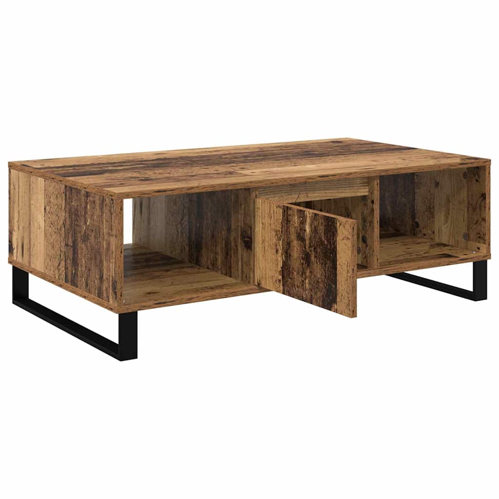 vidaXL Stolik kawowy Stare drewno 104 x 60 x 35 cm