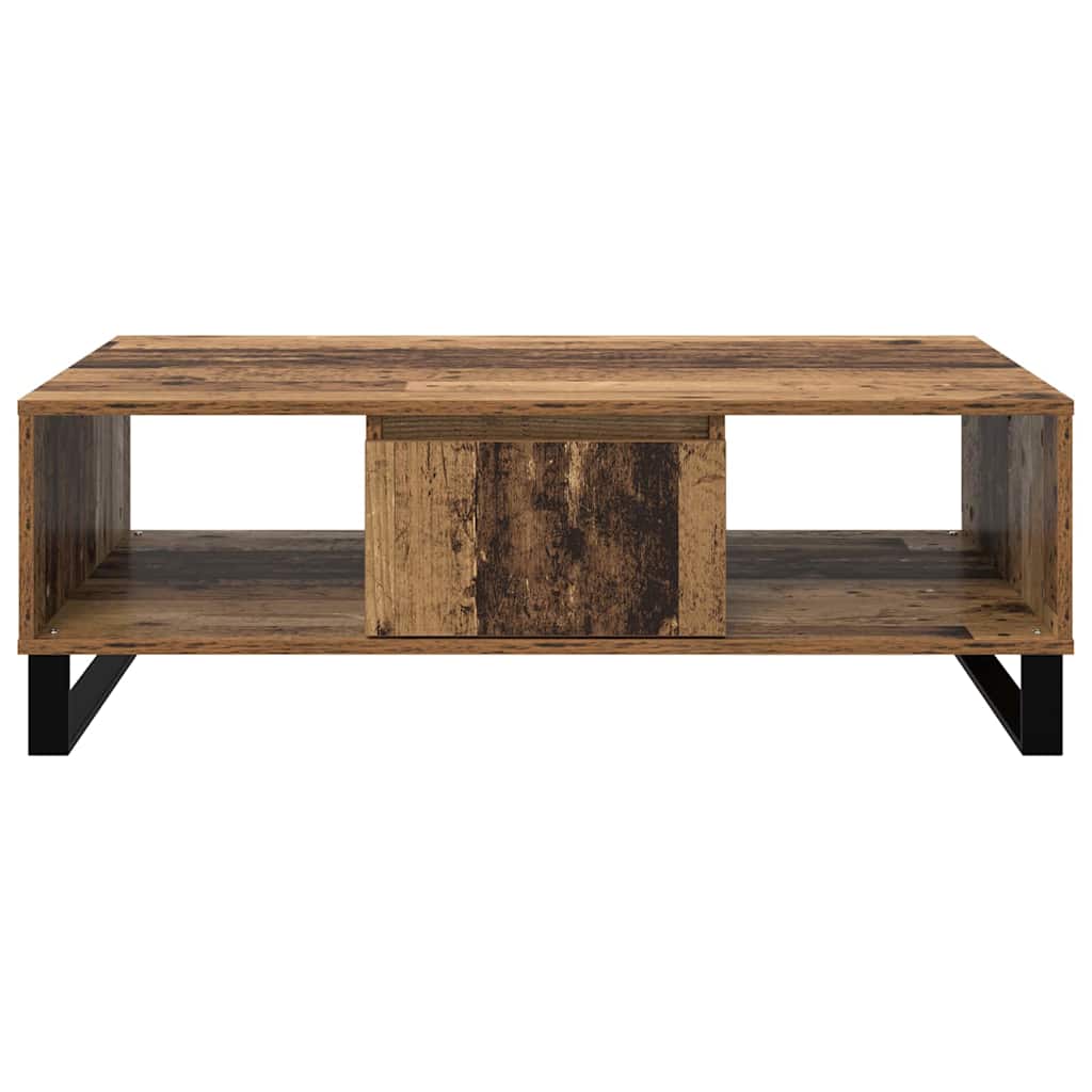 vidaXL Stolik kawowy Stare drewno 104 x 60 x 35 cm