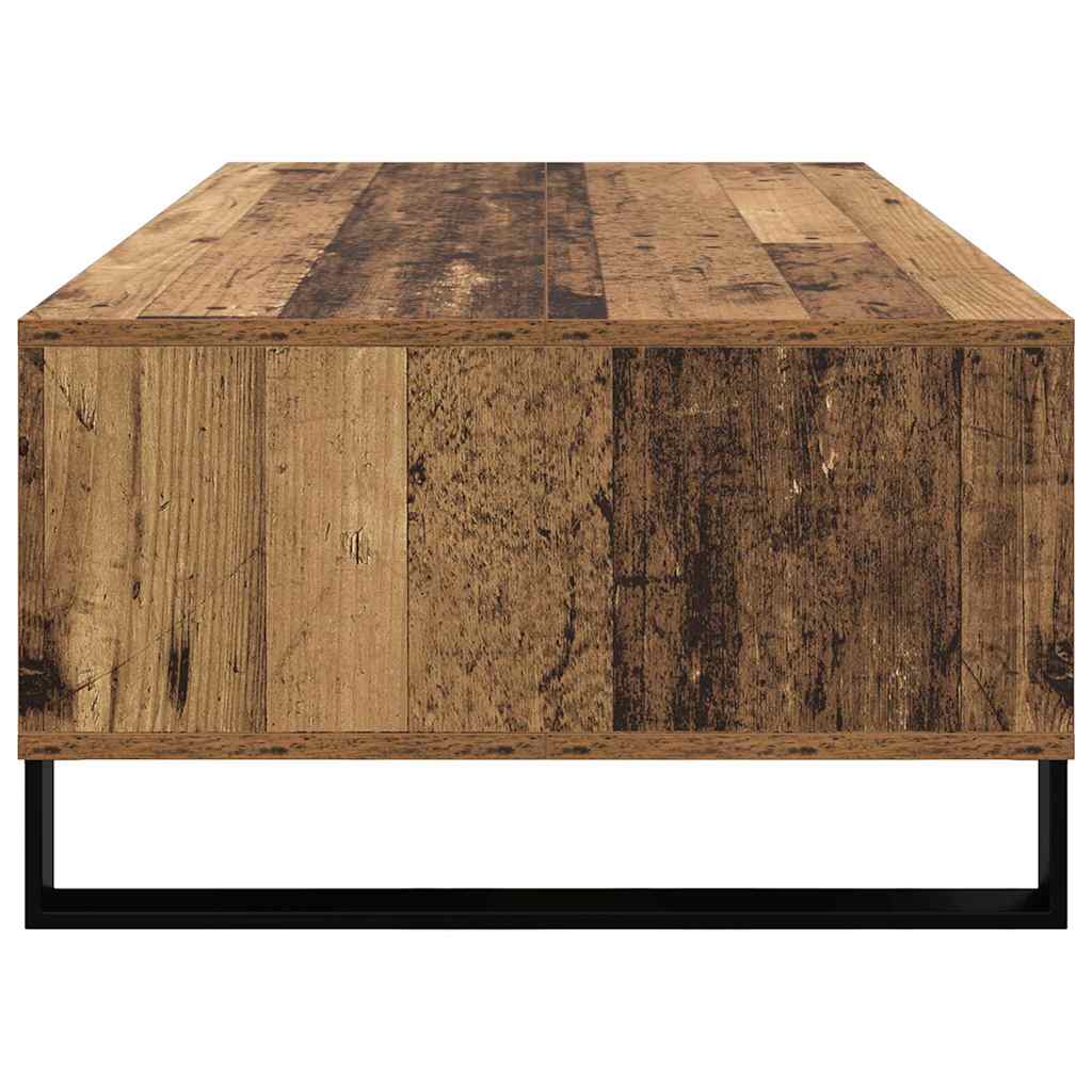 vidaXL Stolik kawowy Stare drewno 104 x 60 x 35 cm