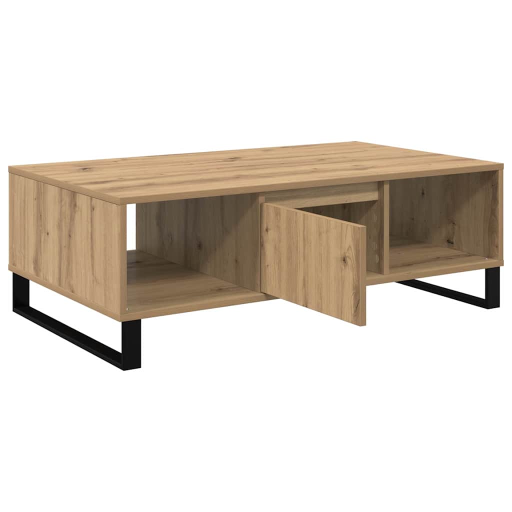 vidaXL Stolik kawowy Dąb rzemieślniczy 104 x 60 x 35 cm