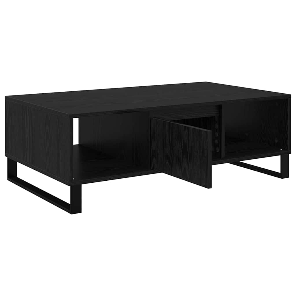 vidaXL Stolik kawowy Czarny Dąb 104 x 60 x 35 cm