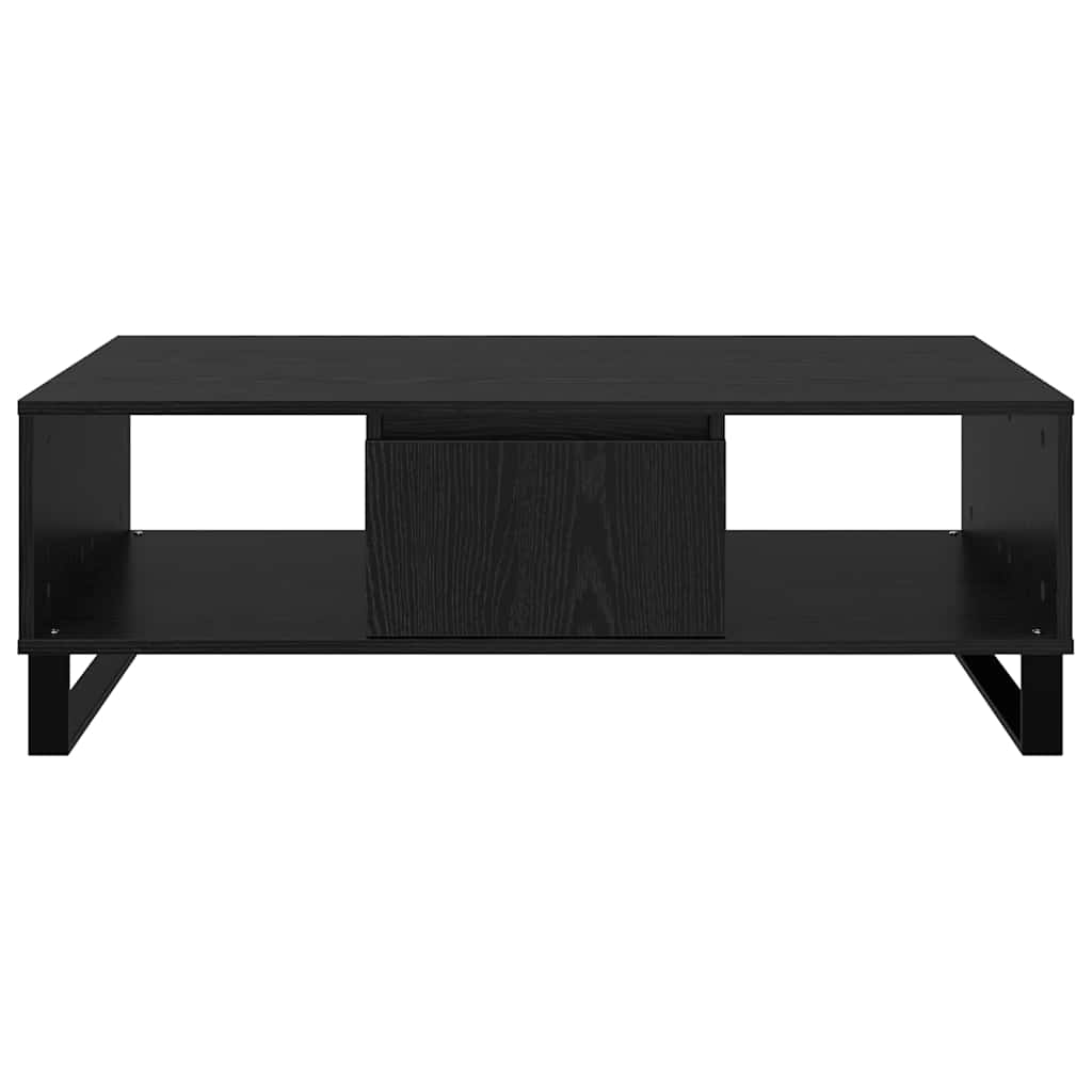 vidaXL Stolik kawowy Czarny Dąb 104 x 60 x 35 cm