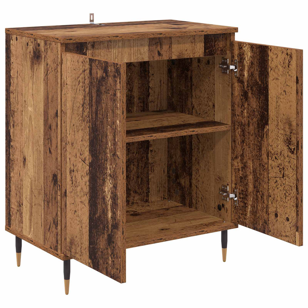 vidaXL Bufet Stare drewno 60 x 35 x 70 cm Materiał drewnopochodny