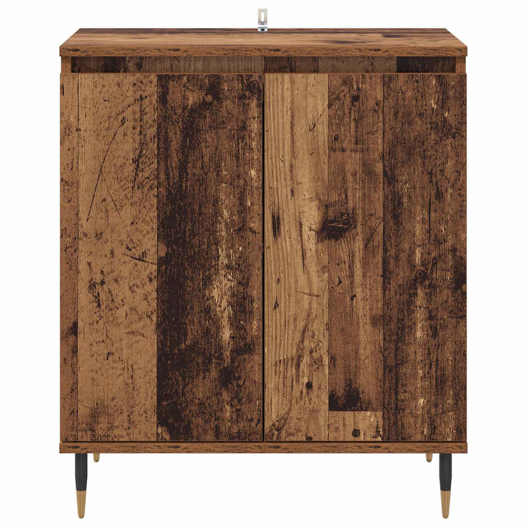 vidaXL Bufet Stare drewno 60 x 35 x 70 cm Materiał drewnopochodny