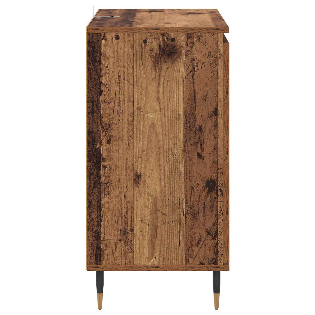 vidaXL Bufet Stare drewno 60 x 35 x 70 cm Materiał drewnopochodny