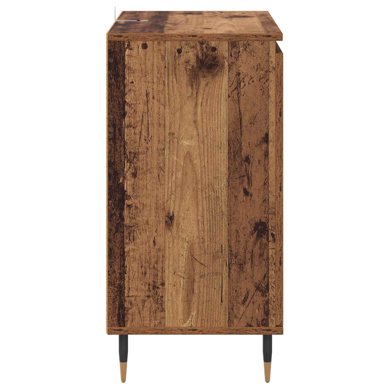 vidaXL Bufet Stare drewno 60 x 35 x 70 cm Materiał drewnopochodny