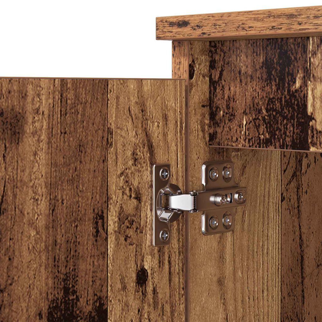 vidaXL Bufet Stare drewno 60 x 35 x 70 cm Materiał drewnopochodny