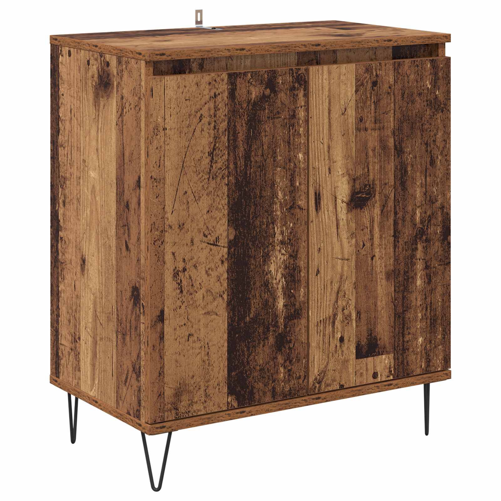 vidaXL Bufet Stare drewno 60 x 35 x 70 cm Materiał drewnopochodny