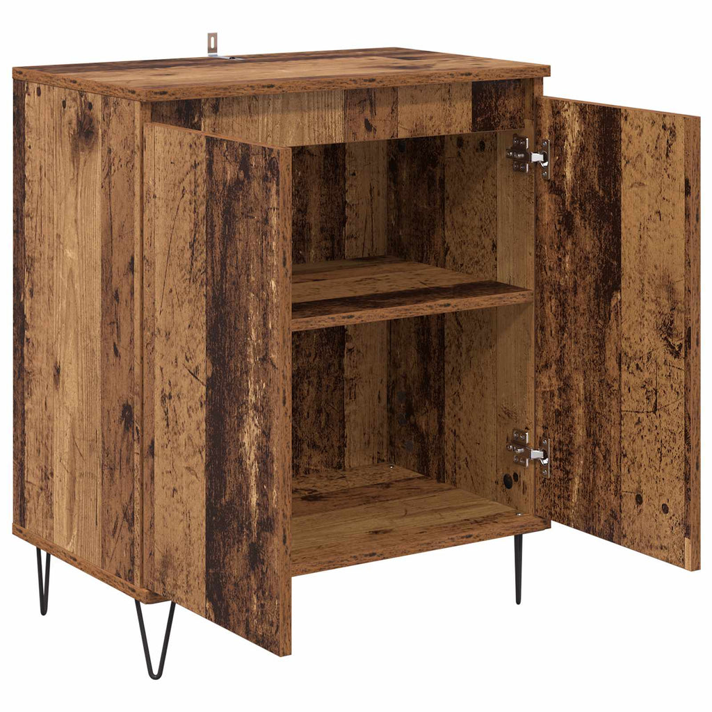 vidaXL Bufet Stare drewno 60 x 35 x 70 cm Materiał drewnopochodny