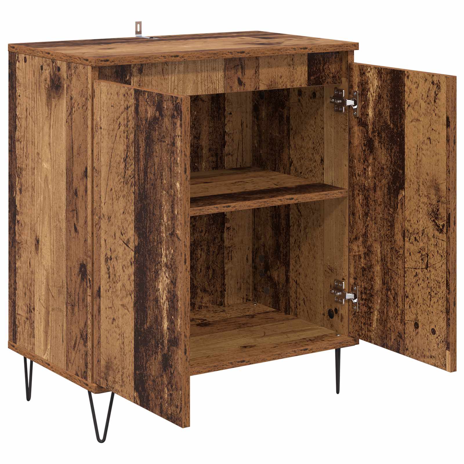 vidaXL Bufet Stare drewno 60 x 35 x 70 cm Materiał drewnopochodny