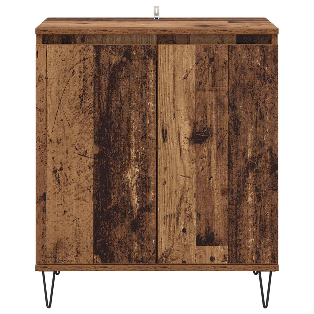 vidaXL Bufet Stare drewno 60 x 35 x 70 cm Materiał drewnopochodny