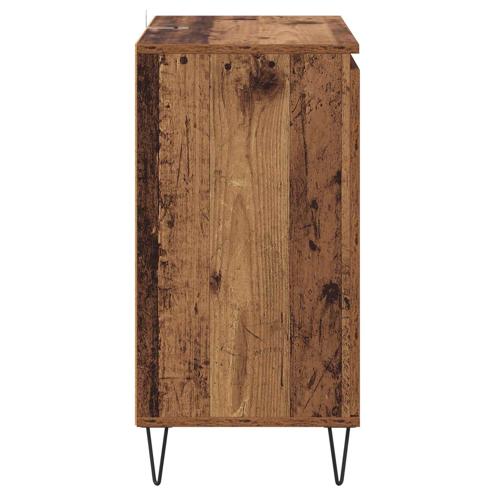 vidaXL Bufet Stare drewno 60 x 35 x 70 cm Materiał drewnopochodny