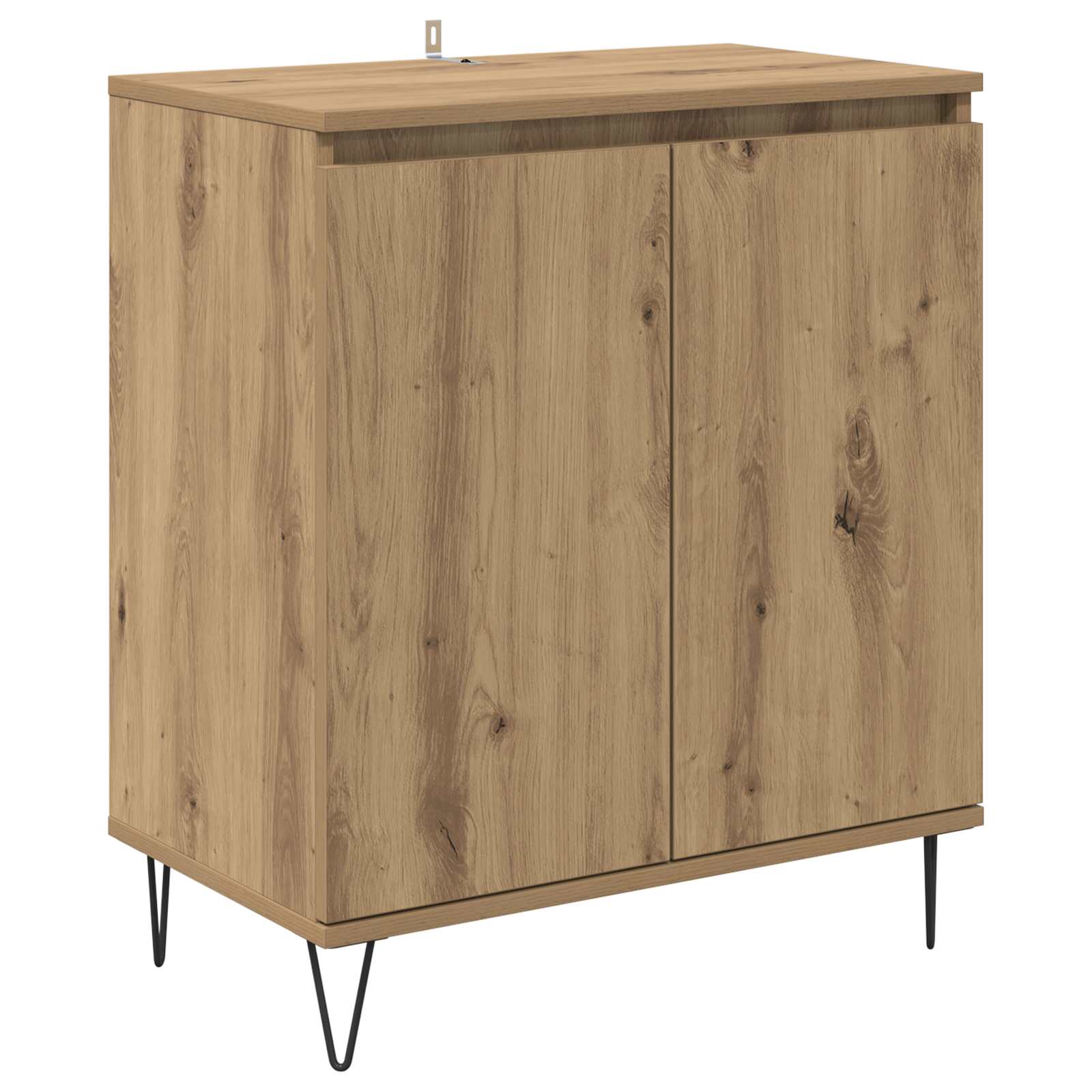 vidaXL Bufet Dąb rzemieślniczy 60 x 35 x 70 cm Materiał drewnopochodny