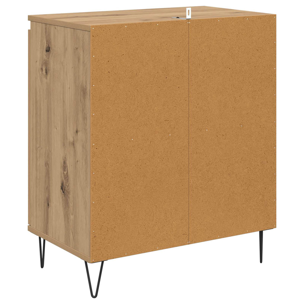 vidaXL Bufet Dąb rzemieślniczy 60 x 35 x 70 cm Materiał drewnopochodny