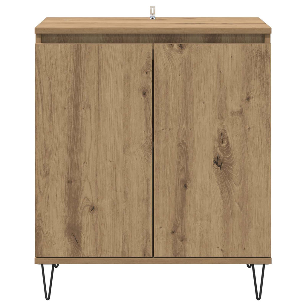 vidaXL Bufet Dąb rzemieślniczy 60 x 35 x 70 cm Materiał drewnopochodny