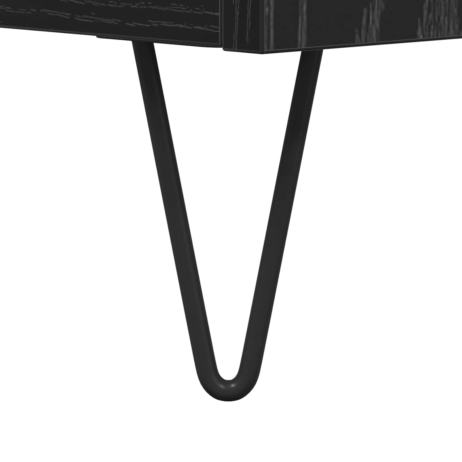 vidaXL Bufet Czarny Dąb 60 x 35 x 70 cm Materiał drewnopochodny