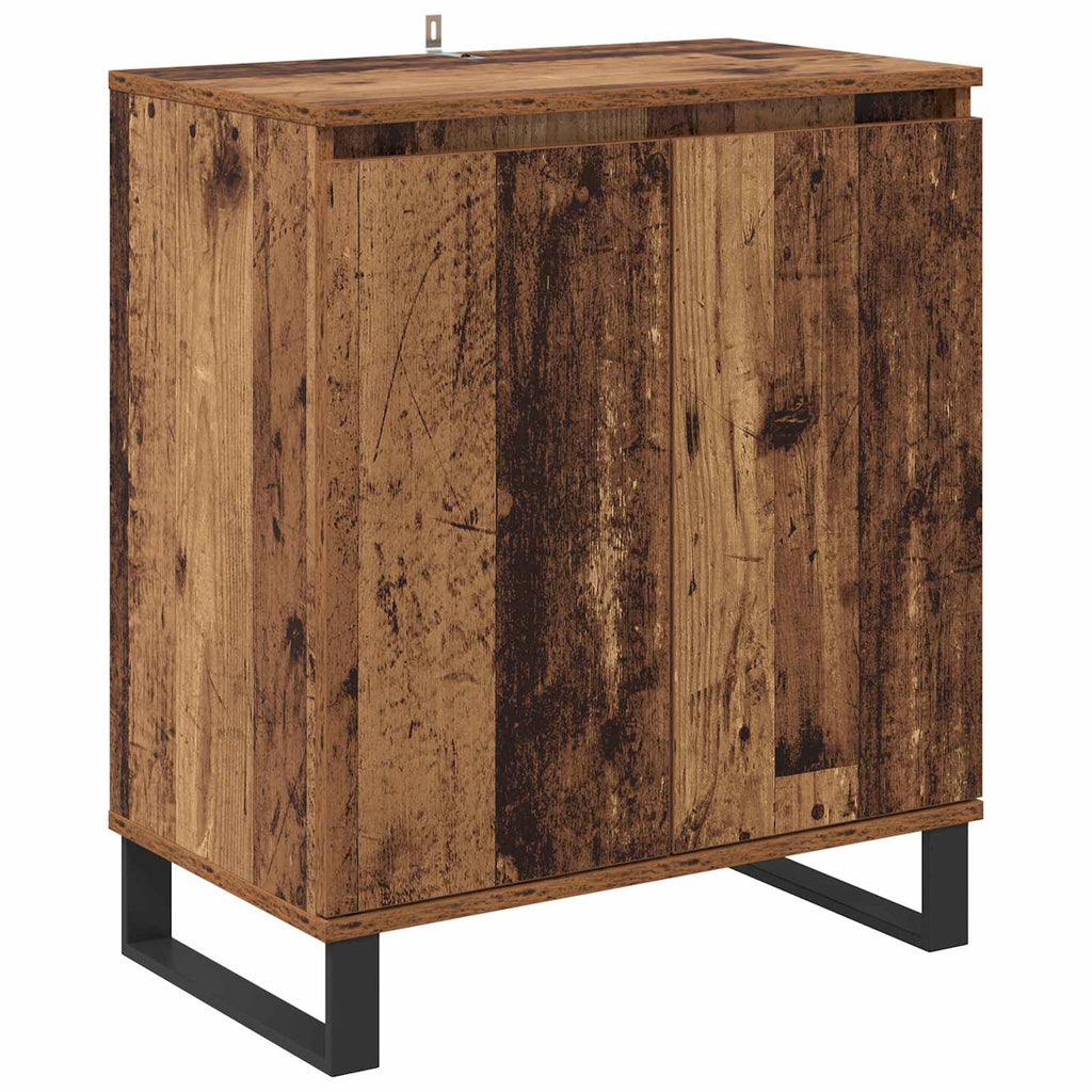 vidaXL Bufet Stare drewno 60 x 35 x 70 cm Materiał drewnopochodny