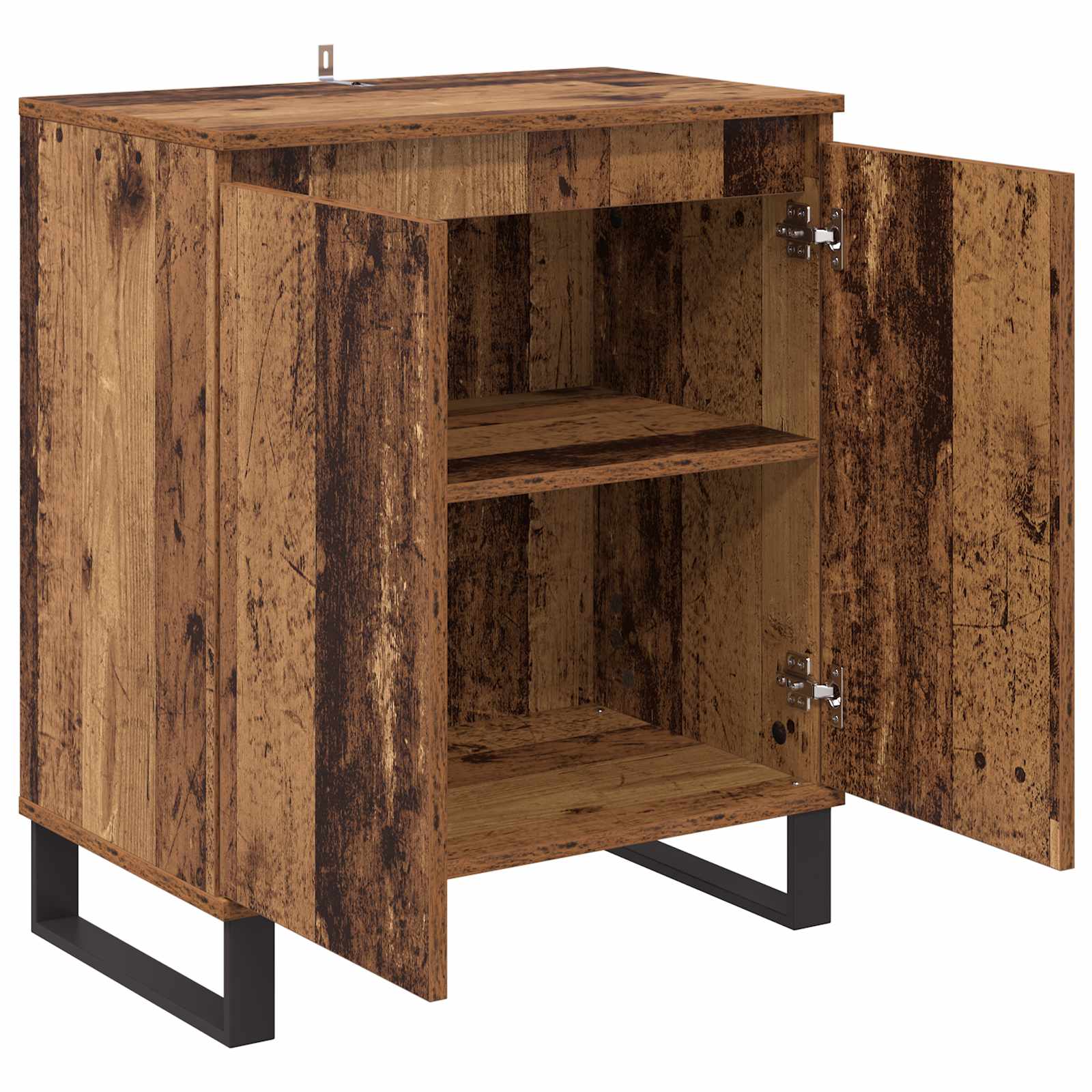 vidaXL Bufet Stare drewno 60 x 35 x 70 cm Materiał drewnopochodny