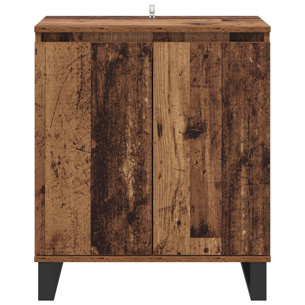 vidaXL Bufet Stare drewno 60 x 35 x 70 cm Materiał drewnopochodny