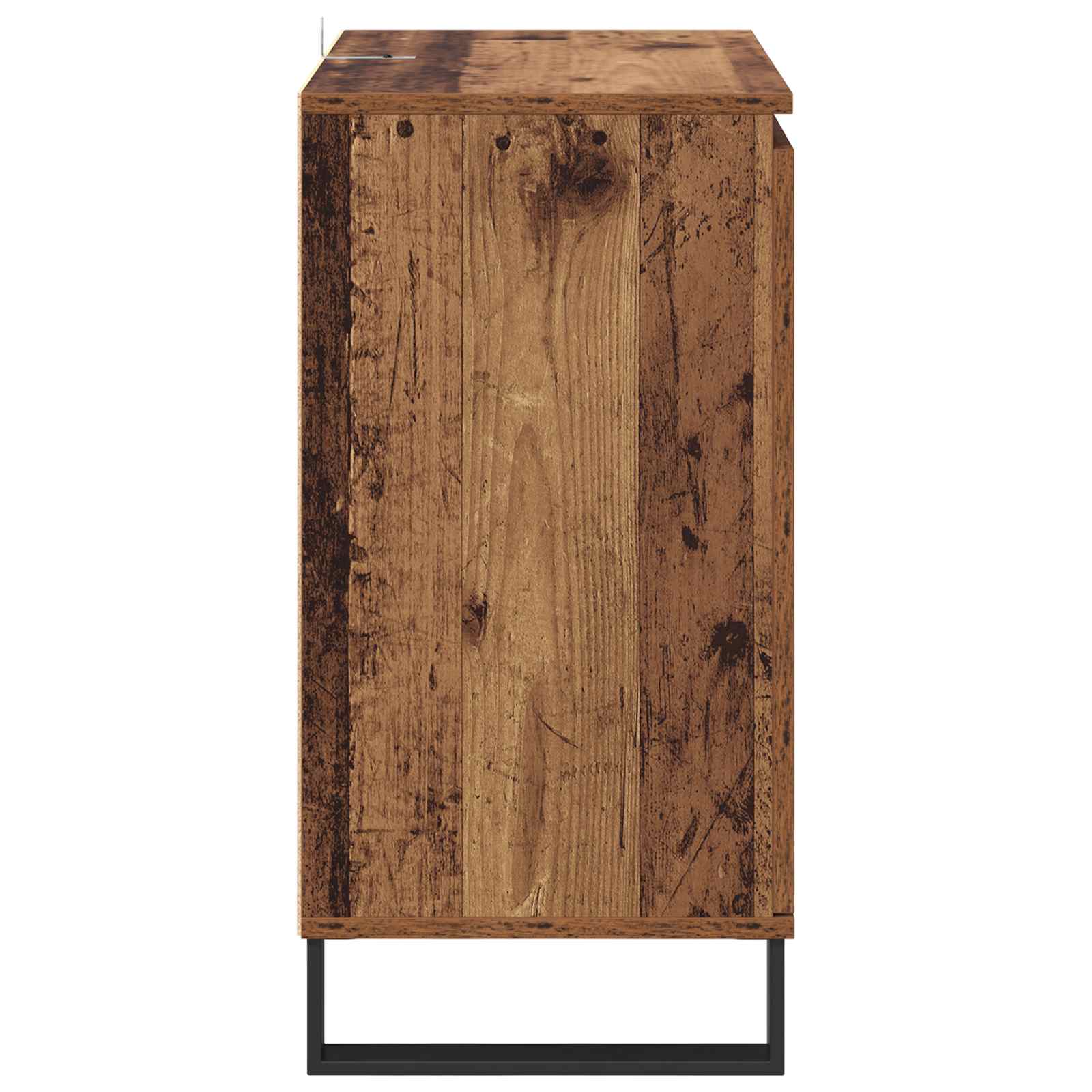 vidaXL Bufet Stare drewno 60 x 35 x 70 cm Materiał drewnopochodny