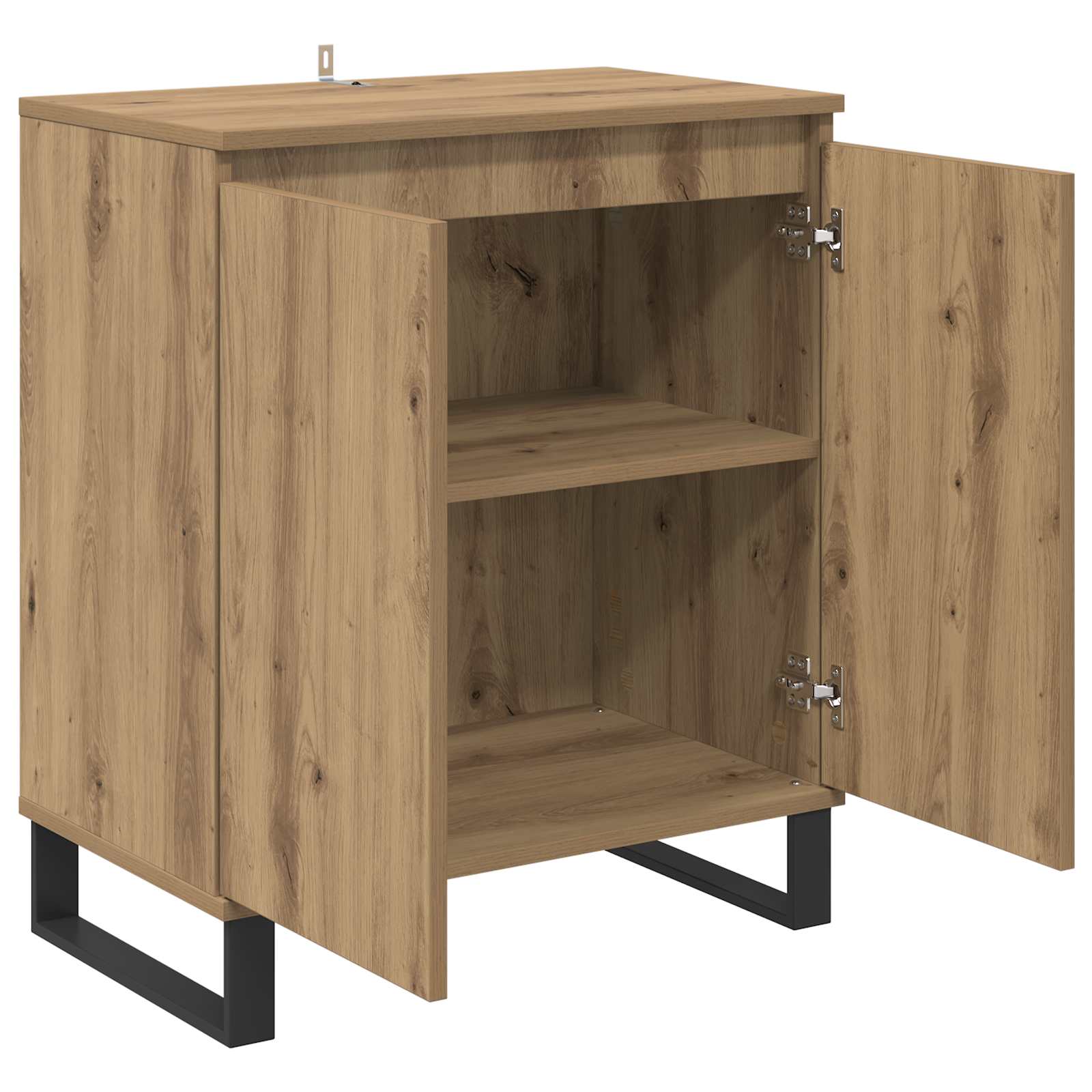 vidaXL Bufet Dąb rzemieślniczy 60 x 35 x 70 cm Materiał drewnopochodny