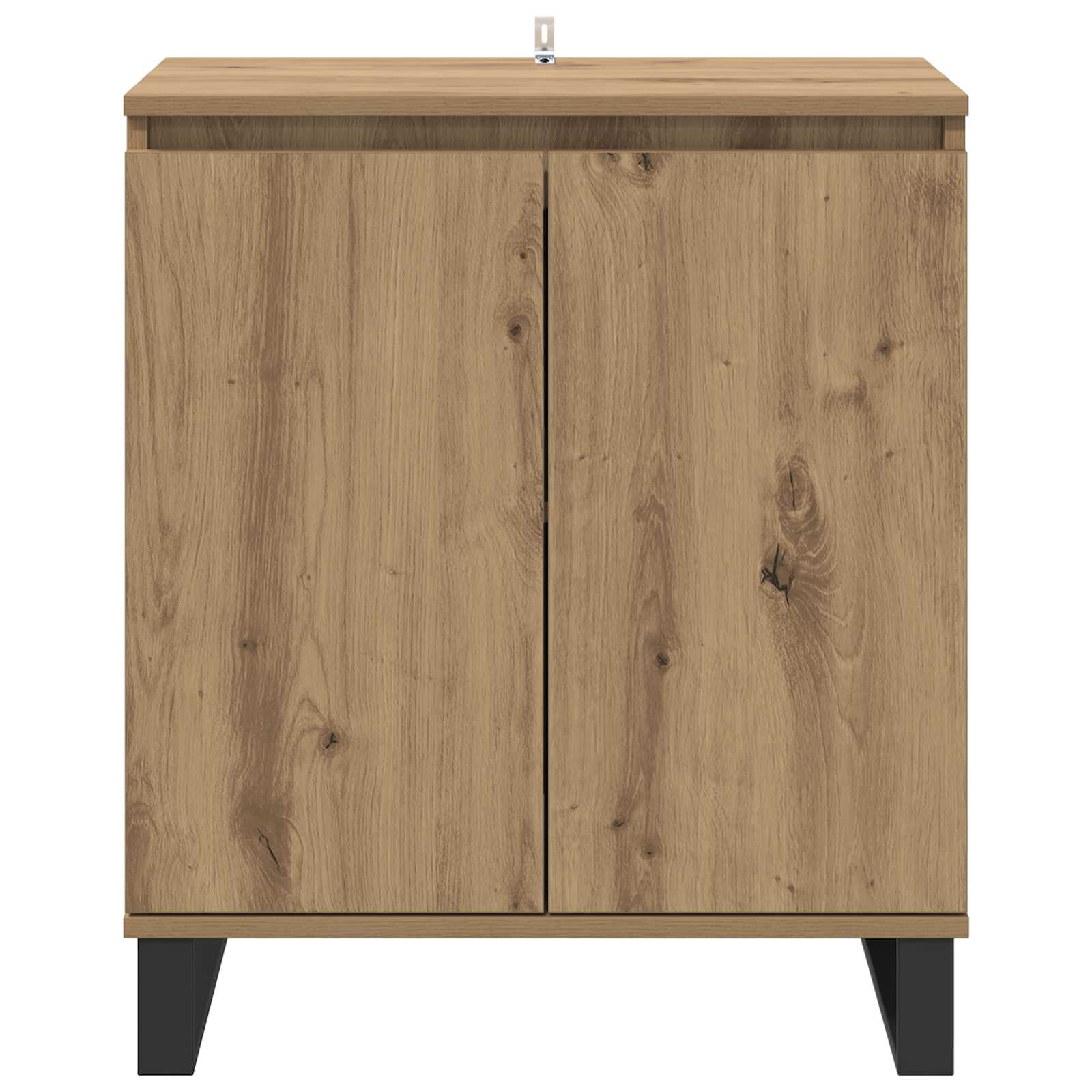 vidaXL Bufet Dąb rzemieślniczy 60 x 35 x 70 cm Materiał drewnopochodny