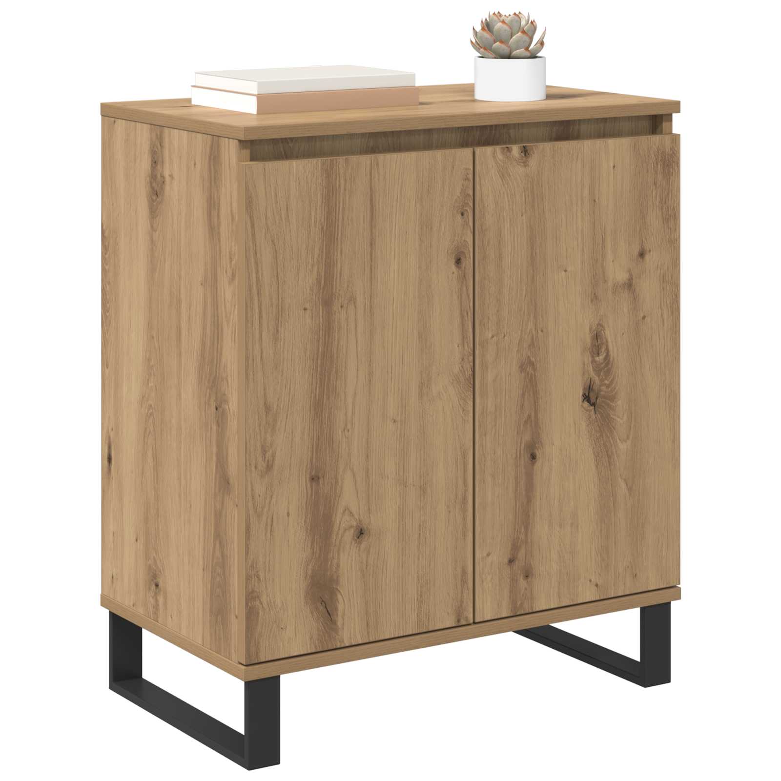 vidaXL Bufet Dąb rzemieślniczy 60 x 35 x 70 cm Materiał drewnopochodny