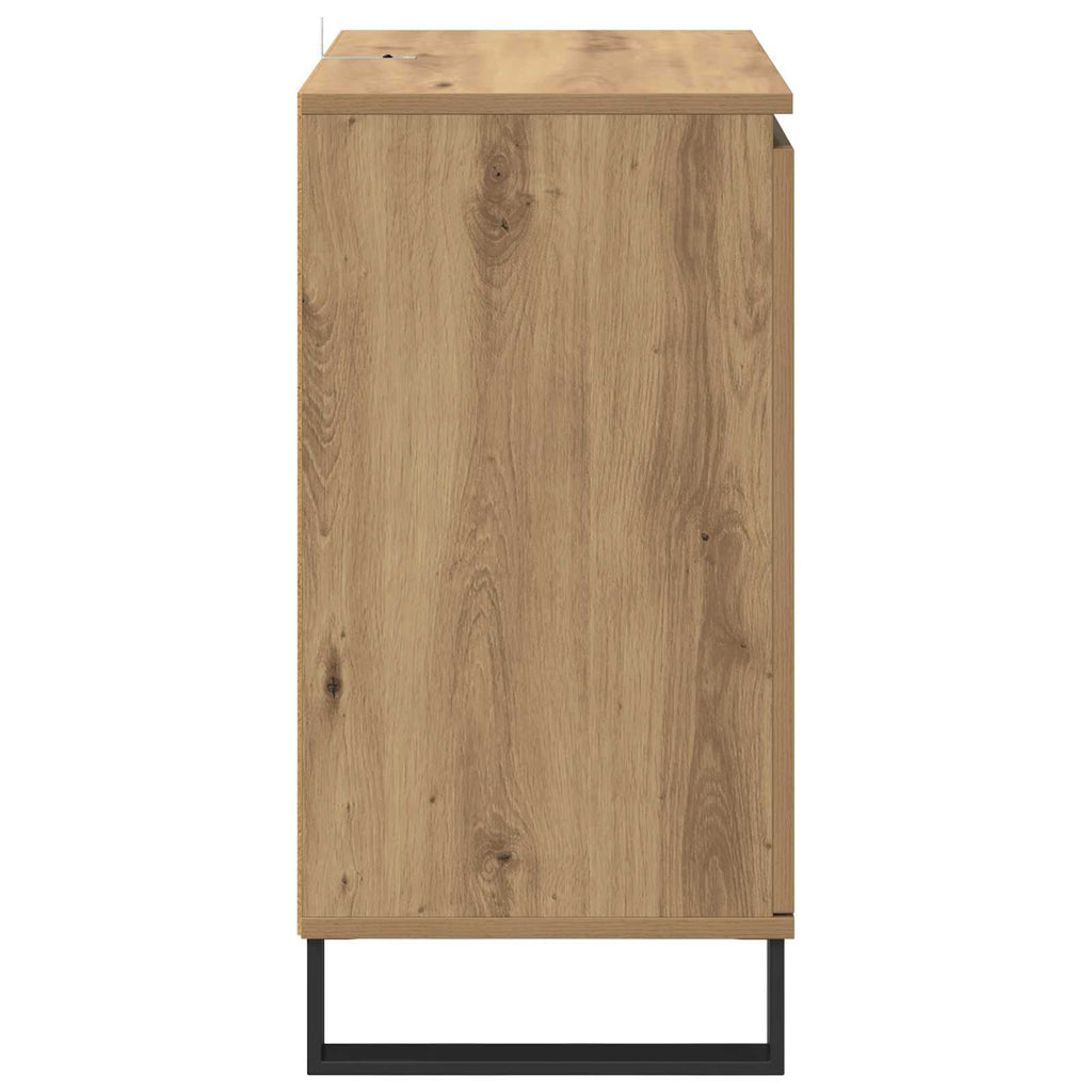 vidaXL Bufet Dąb rzemieślniczy 60 x 35 x 70 cm Materiał drewnopochodny