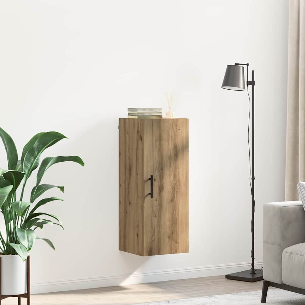 vidaXL Szafka wisząca Dąb rzemieślniczy 34,5 x 34 x 90 cm