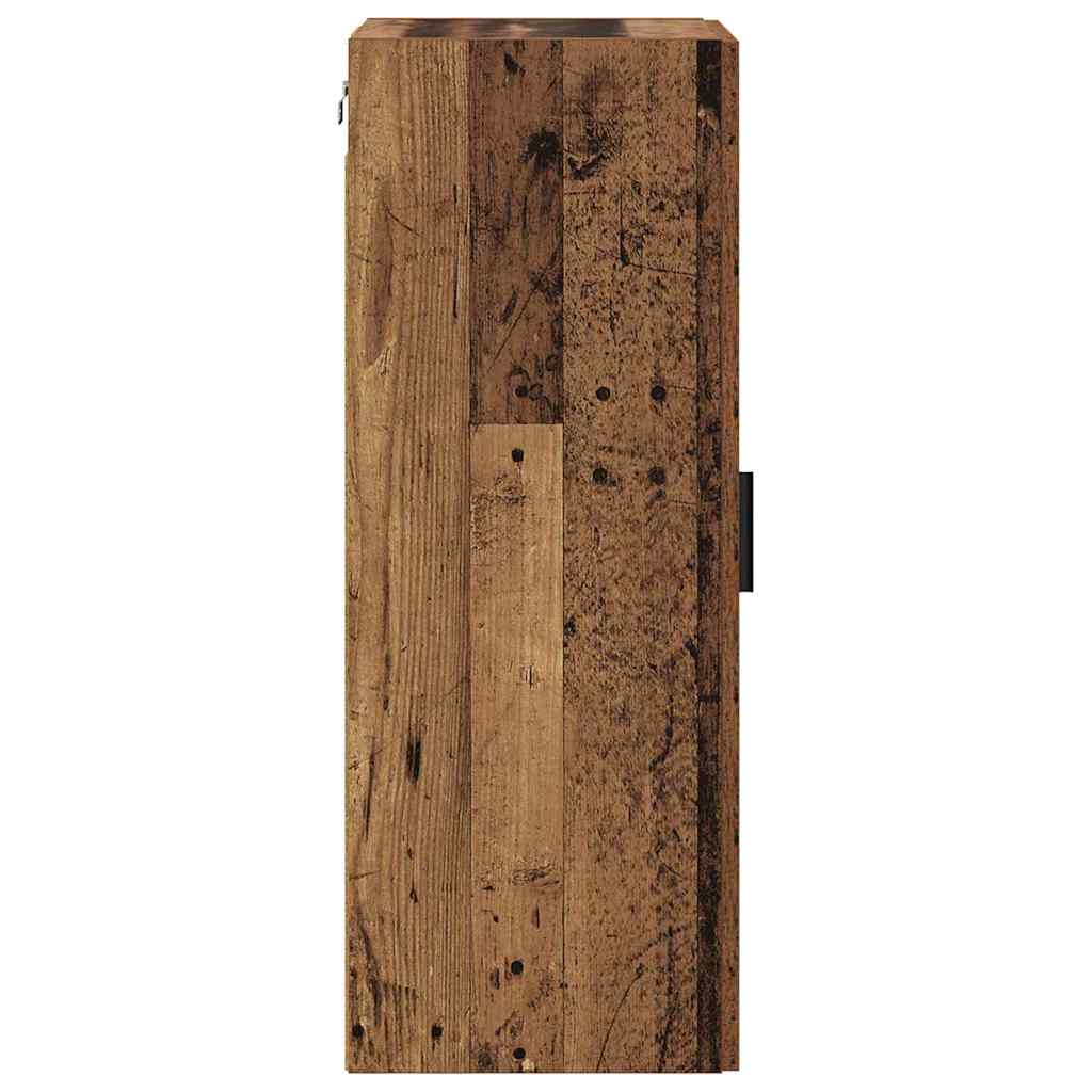 vidaXL Szafka wisząca Stare drewno 34,5 x 34 x 90 cm